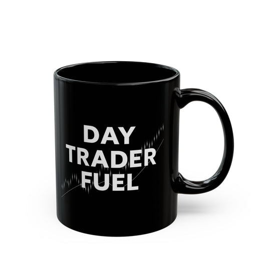 Day Trader Fuel Mug, Stock Market Coffee Cup, Funny Trader Gift, Finance Lover Drinkware, Wall Street Novelty Mug