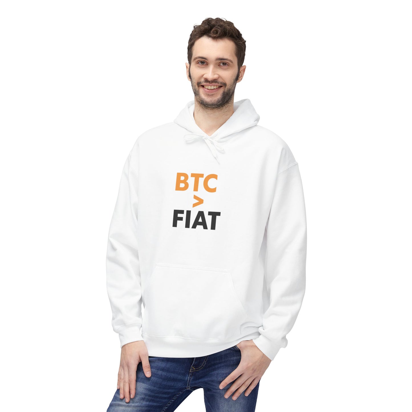 BTC > FIAT | Bitcoin Hoodie for Bitcoin Enthusiasts