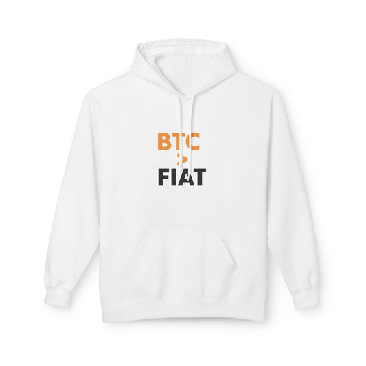 BTC > FIAT | Bitcoin Hoodie for Bitcoin Enthusiasts
