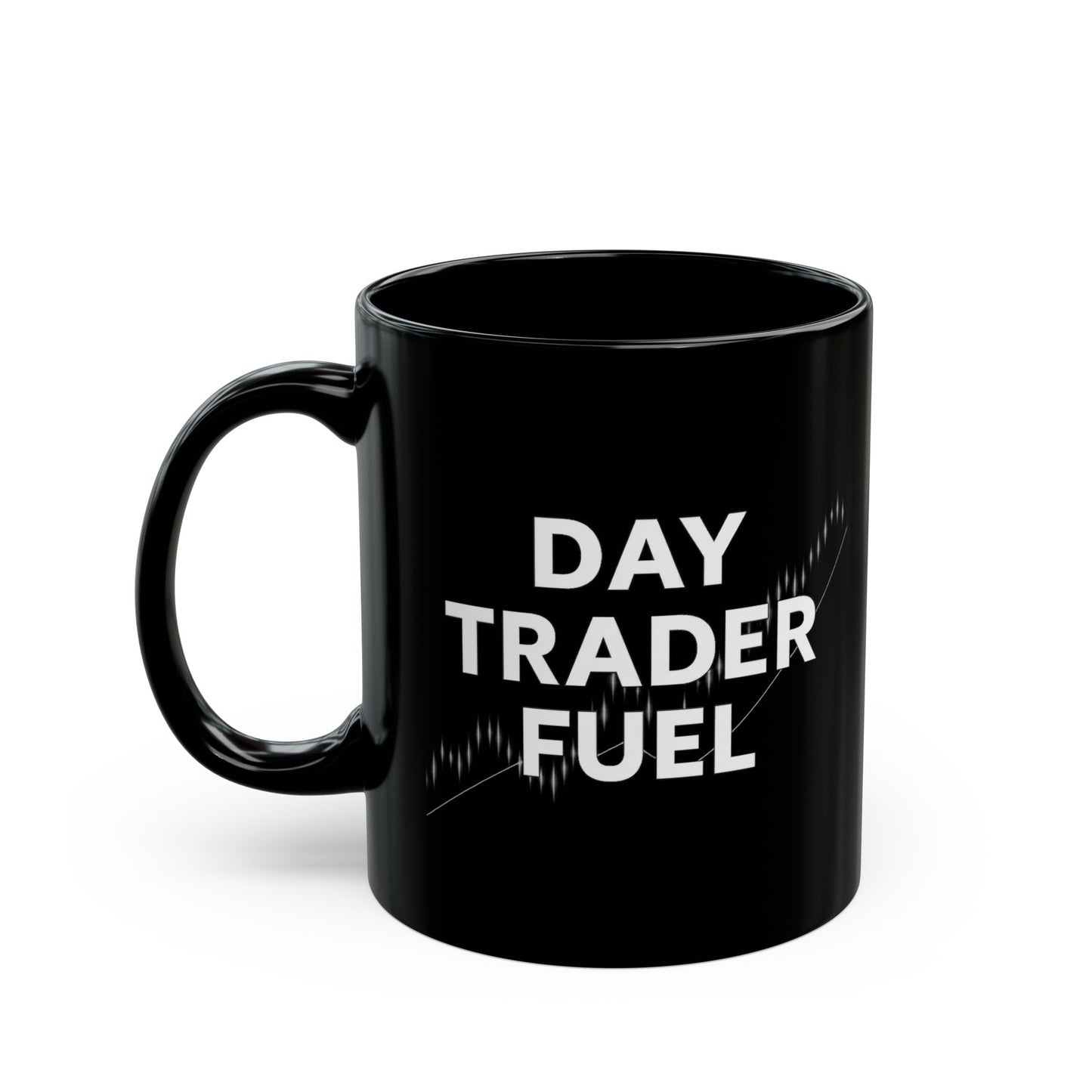Day Trader Fuel Mug, Stock Market Coffee Cup, Funny Trader Gift, Finance Lover Drinkware, Wall Street Novelty Mug