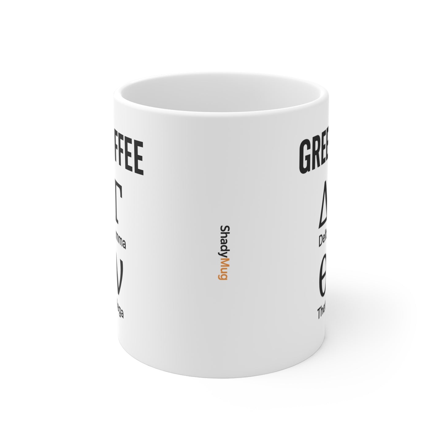 Greek Coffee Mug - Options Trading Mug for Stock Market Enthusiasts - Delta Gamma Theta Vega - Finance Gift for Traders & Investors