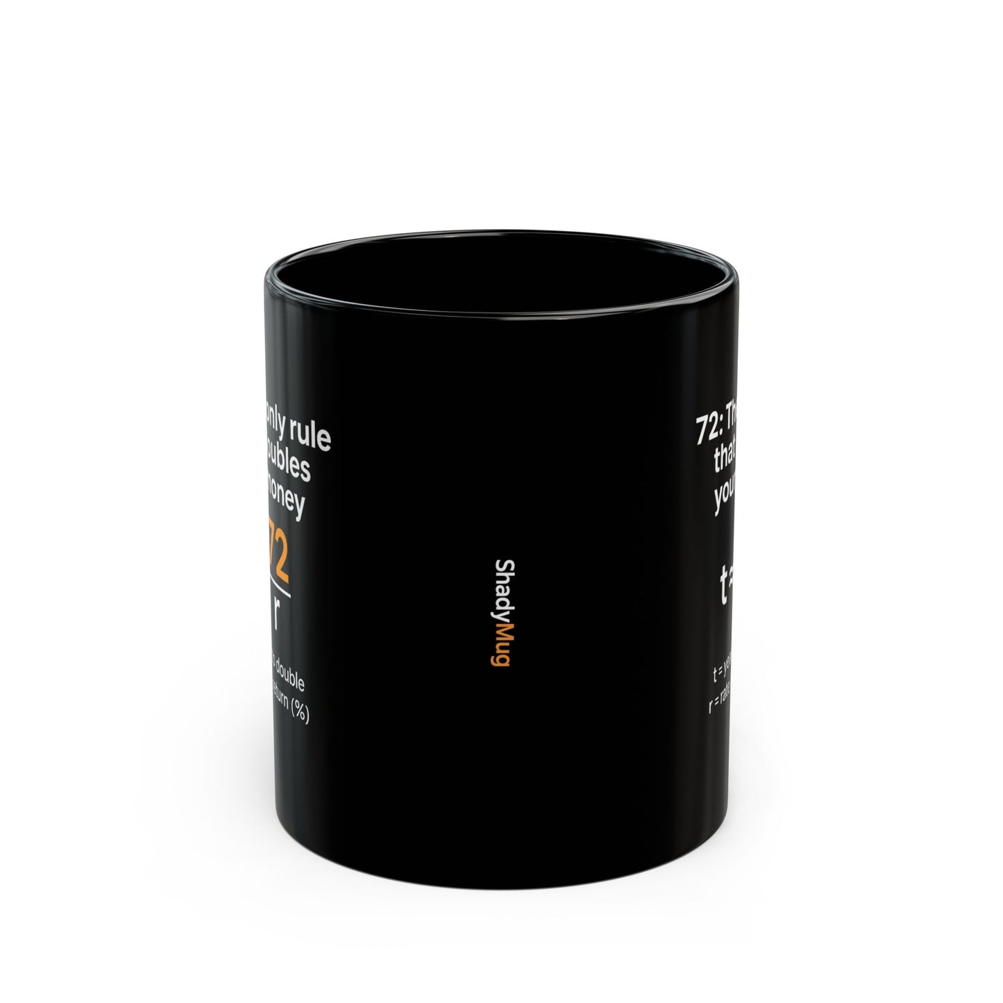 The Rule of 72 Mug – Finance Formula Coffee Cup for Investors, Bankers & Finance Bros