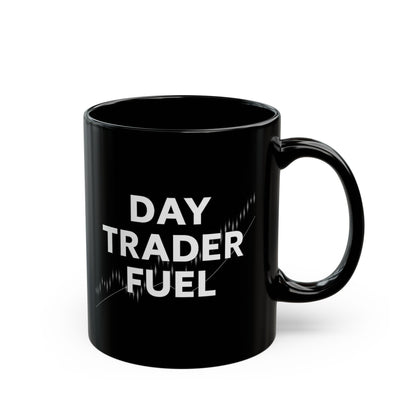 Day Trader Fuel Mug, Stock Market Coffee Cup, Funny Trader Gift, Finance Lover Drinkware, Wall Street Novelty Mug
