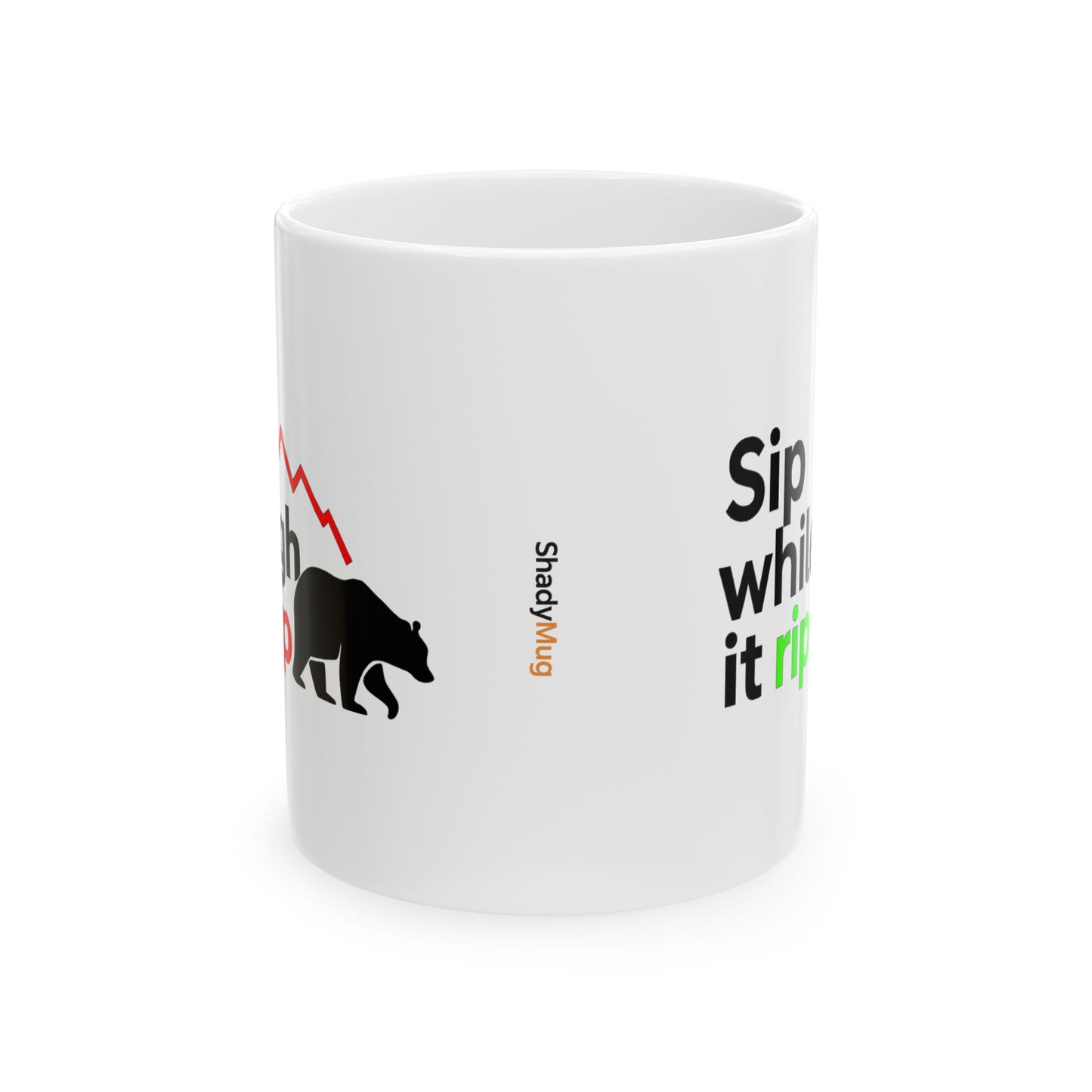 Investing Motivation Mug, Bull and Bear Design, Sip Coffee While Trading, Gift for Investors, Financial Planner, Stock Market Lover, [...]
