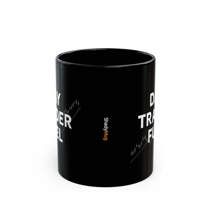 Day Trader Fuel Mug, Stock Market Coffee Cup, Funny Trader Gift, Finance Lover Drinkware, Wall Street Novelty Mug